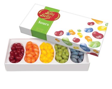 Coffret Cadeau Jelly Belly Mix 5 Saveurs Acides - 125 g