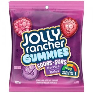 Jolly Rancher Gummies Sours Berries (Baies Acides) - 182 g