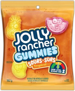 Jolly Rancher Gummies Sours Tropical - 182 g