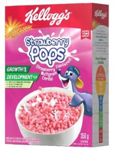 Céréales Kellogg's Strawberry Pops Original - 350 g