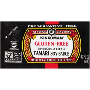 Sauce Soja Tamari Sans Gluten Kikkoman (Portions) - 200 x 6 ml