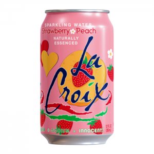 La Croix Sparkling Strawberry Peach 24 x 355ml
