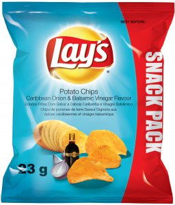 Chips Lay's Caribbean Onion - Format Individuel 23 g