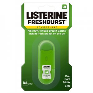 Spray Buccal Listerine Freshburst Pocketmist - 7,7 ml