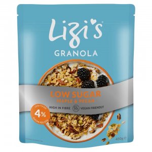 Lizis Granola Low Sugar Maple & Pecan DAIRY 10 x 400g
