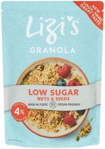 Lizis Granola Low Sugar Nuts and Seeds DAIRY 10 x 400g