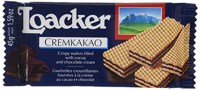 Gaufrettes Loacker Cremkakao - 45 g