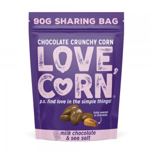 Maïs Grillé Love Corn Chocolat au Lait & Sel de Mer - 90 g