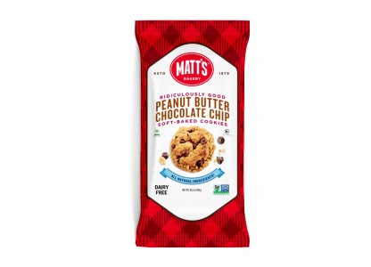 Cookies Beurre de Cacahuète et Pépites de Chocolat Matt's - 298 g
