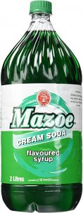Sirop Mazoe Cordial Saveur Cream Soda - 2 L