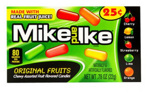 Mike & Ike Original - Format Individuel 22 g