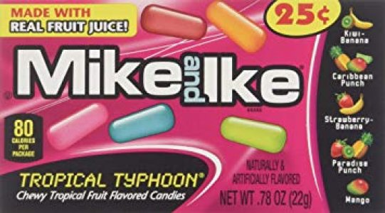 Mike & Ike Tropical Typhoon - Format Individuel 22 g