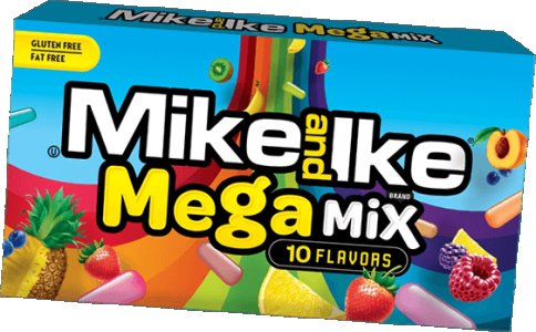 Mike & Ike Mega Mix - Format Cinéma (Theater Box) 120 g