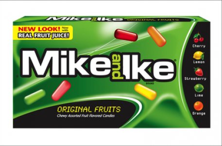 Mike & Ike Original Fruits - Format Cinéma (Theater Box) 120 g
