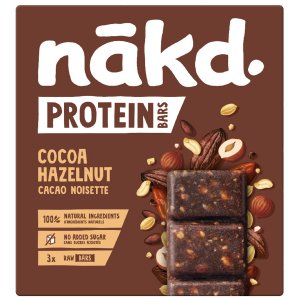 Multipack Barres Nakd Protein Cocoa Hazelnut - 3 x 45 g