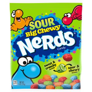 Nerds Sour Big Chewy - Sachet à Suspendre (Peg Bag) 170 g