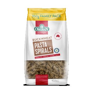 Orgran Pasta Spirals Buckwheat 5 x 350g