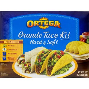 Ortega Hard &Soft Taco Shells 6 x 354g