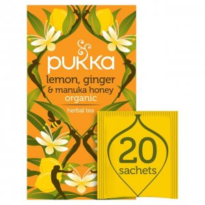 Infusion Pukka Citron, Gingembre et Miel de Manuka - 20 sachets