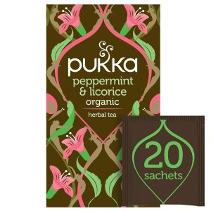 Infusion Pukka Menthe Poivrée et Réglisse - 20 sachets