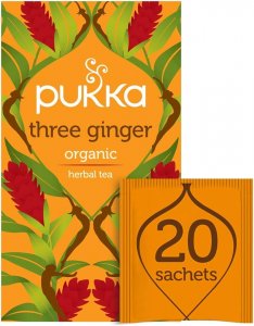 Infusion Pukka Three Ginger (Trois Gingembres) - 20 sachets