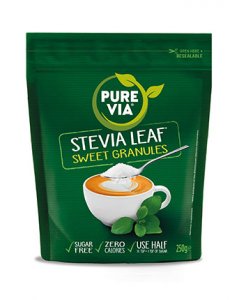 Stévia en Granulés Pure Via - 250 g