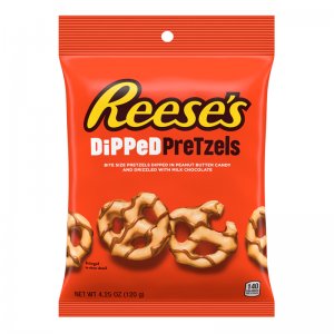 Bretzels Enrobés Reese's (Beurre de Cacahuète et Chocolat) - 120 g