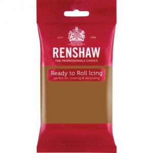 Pâte à Sucre Renshaw Brun Marron (Teddy Bear) - 250 g