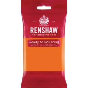 Pâte à Sucre Renshaw Orange Tigre - 250 g
