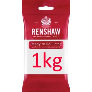 Pâte à Sucre Renshaw Blanche - 1 kg