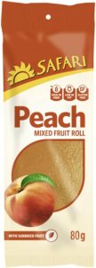 Rouleaux de Fruits à la Pêche Safari - 80 g