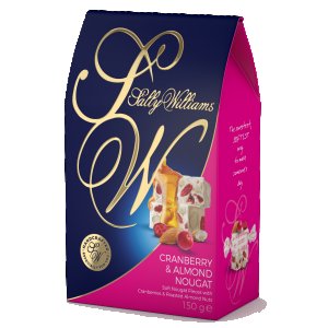 Coffret Cadeau Nougat Canneberge et Amande Sally Williams - 150 g