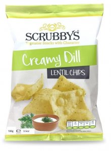 Chips de Lentilles Scrubbys Aneth Crémeux - 100 g