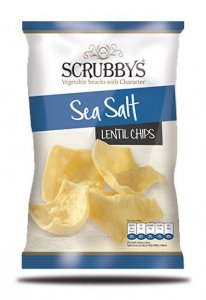 Chips de Lentilles Scrubbys au Sel de Mer - 100 g