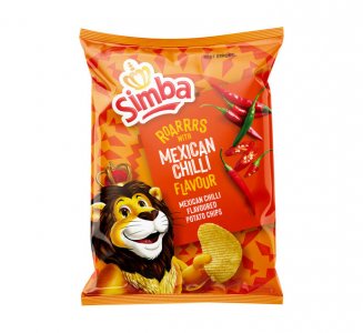 Simba LARGE Potato Chips Mexican Chilli 24 x 120g