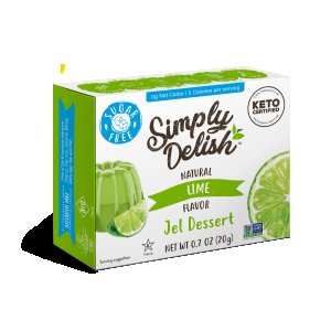 Dessert Gélifié Naturel Simply Delish Citron Vert - 20 g