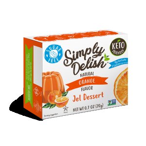 Dessert Gélifié Naturel Simply Delish Orange - 20 g