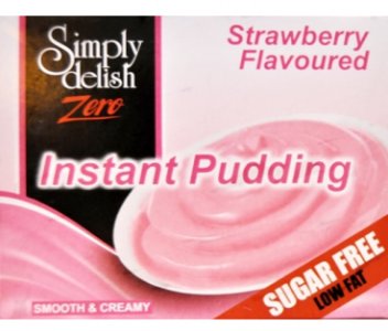 Pudding Sans Sucre Simply Delish Fraise - 40 g