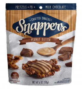 Snack Snappers Chocolat au Lait et Beurre de Cacahuète - 170 g