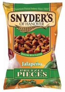Snyders Pieces Jalapeno 10 x 125g