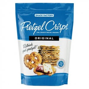 Snyders Pretzel Crisp LARGE Original  12 x 204g (7.2oz)