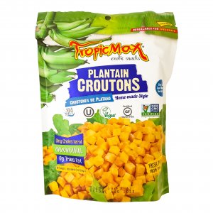 Tropicmax Gluten Free Salted Plantain Croutons 12 x 142g