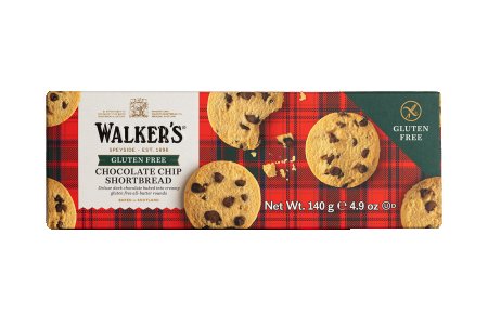 Walkers Gluten Free Chocolate Chip Shortbread 12 x 140g