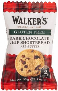 Walkers Gluten Free Chocolate Chip Shortbread 60 x 30g