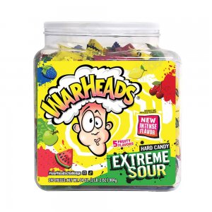 Warheads Assorted Tub (240 Pc) NK 6 x 964g