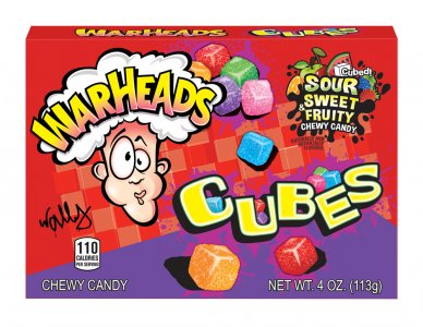 Warheads Theater Box Chewy Cubes NK 12 x 113g