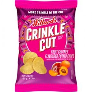 Willards Crinkle Cut Fruit Chutney 20 x 120g