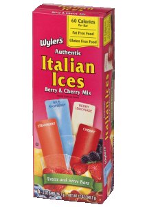 Wylers Italian Ice Berry and Cherry Mix 12 x 6 x 56.7g