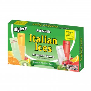 Wylers Italian Ices Assorted SMALL 12 x 10 x 28.3g