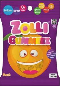 Zollipops Zolli Gummeez Peach NK 144 x 55g
